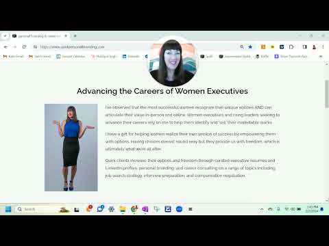 Kate Pozeznik in her podcast guesting video testimonial.